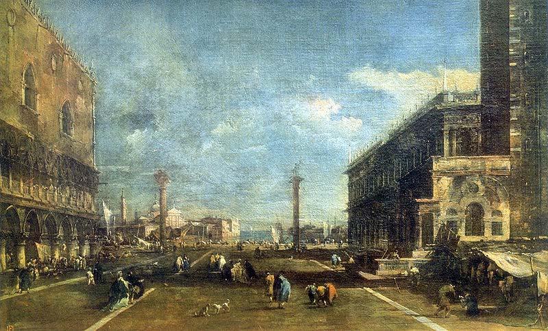 The Little Square of St. Marc, Francesco Guardi